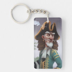 Porte-clefs Pirate101 capitaine Avery