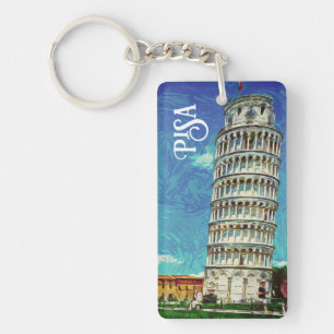 Porte-clefs Pisa Italie europe Peinture colorée