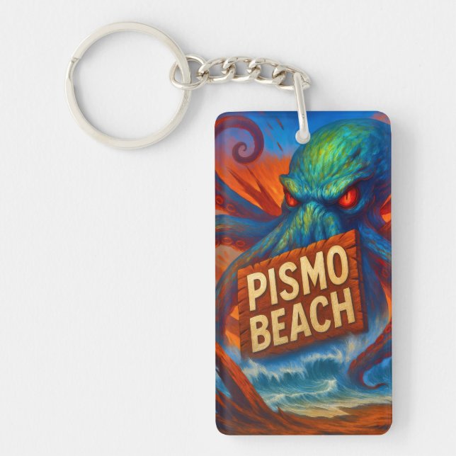 PORTE-CLEFS PISMO BEACH KEYCHAIN. (Devant)