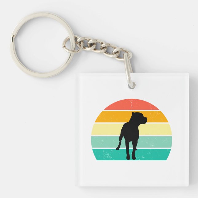 Porte-clefs Pit Bull (Devant)
