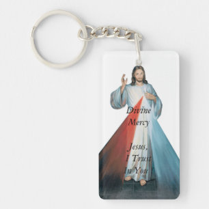 Porte-clefs Pitié divine Jeus, je fais confiance dans vous !