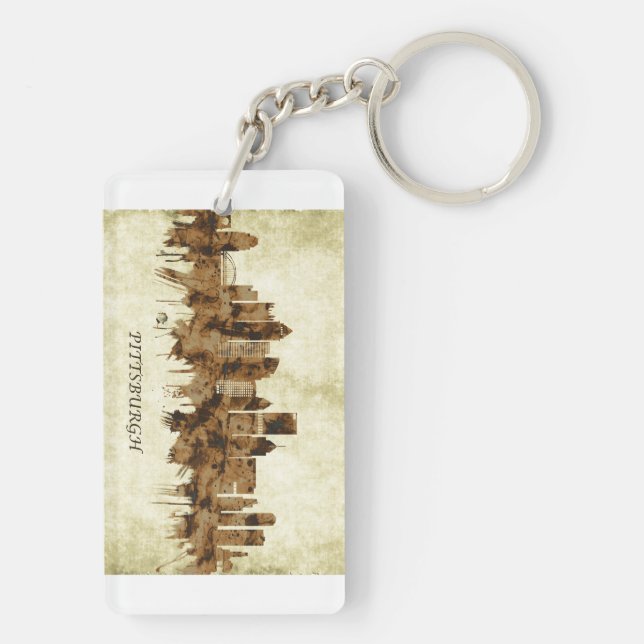 Porte-clefs Pittsburgh Pennsylvanie (Dos)