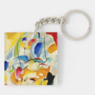 Porte-clefs PixDezines Kandinsky 1913 Bataille Navale Improv 3