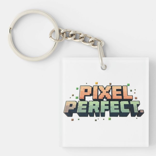 Porte-clefs Pixel parfait (Devant)