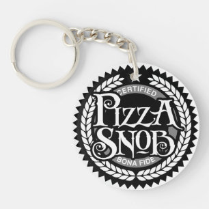 Porte-clefs Pizza Snob - amusant amateur de pizza