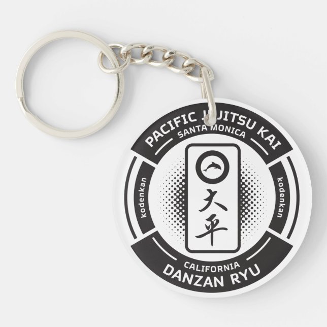 Porte-clefs PJK 2" Acrylic Double Sided Keychain / logo & WPA (Devant)