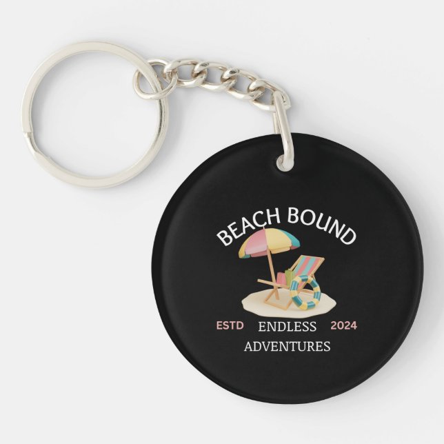 Porte-clefs Plage (Devant)