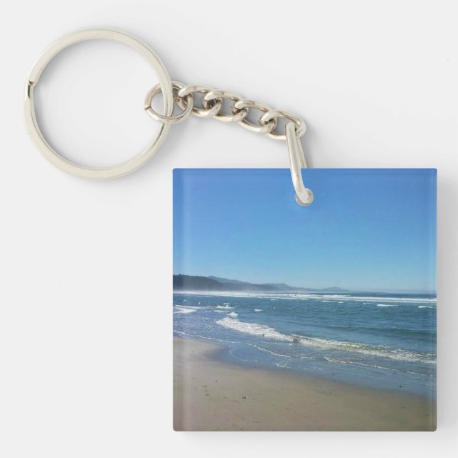 Porte-clefs Plage d'Agate, Oregon (Devant)