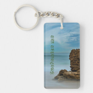 Porte-clefs Plage d'été Photographie personnalisée Porte - clé
