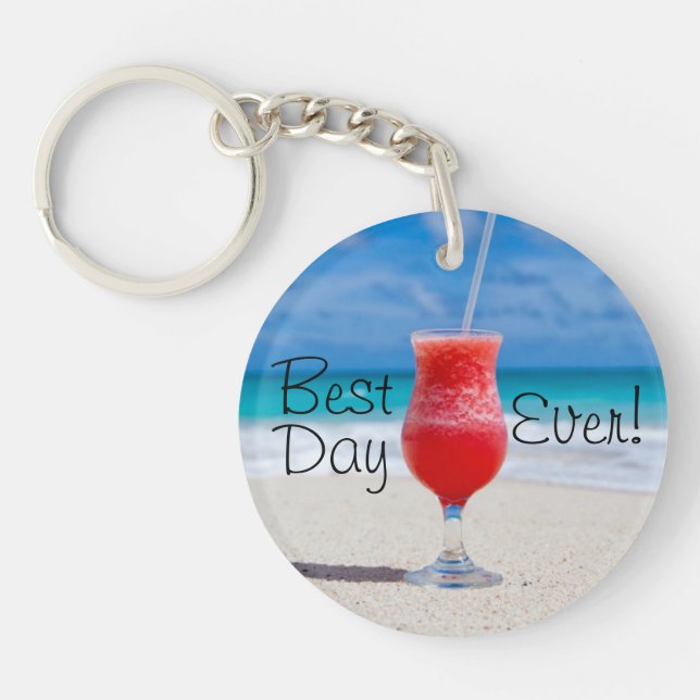 Porte-clefs Plage du meilleur jour (Devant)