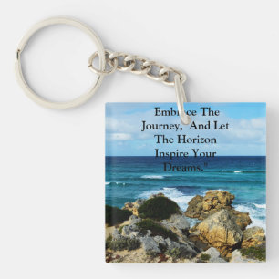 Porte-clefs Plage Embrasser : Motivationnel Embrasser Le Voyag