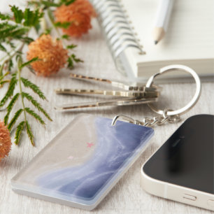 Porte-clefs Plage peinte