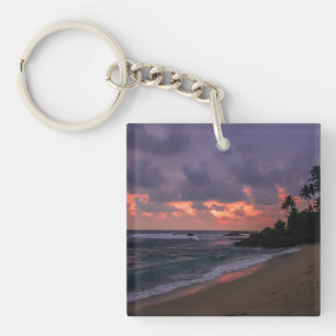 Porte-clefs Plage romantique à Dusk