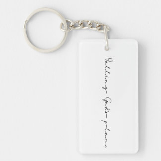 Porte-clefs Plan de Dieu Art inspirationnel Dieu Art Evangile