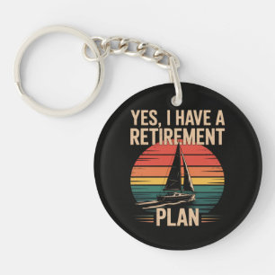 Porte-clefs Plan de retraite Voile Voilier