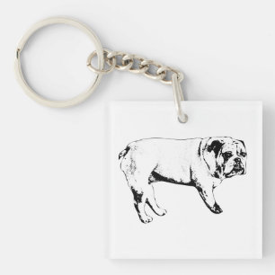 Porte-clefs Plan Porte - clé Bulldog