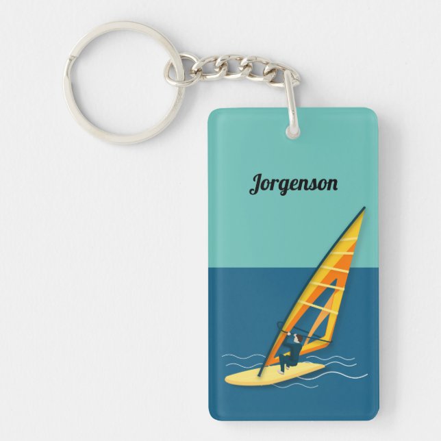 Porte-clefs Planche à voile (Devant)