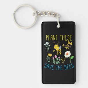 Porte-clefs Plante D'Abeille Ces Sauvent Les Abeilles
