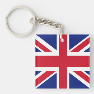Porte-clefs Platinum Jubilee Britanniques Drapeau Bonnet