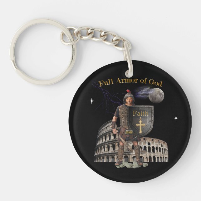 Porte-clefs Pleine armure de Dieu (Devant)