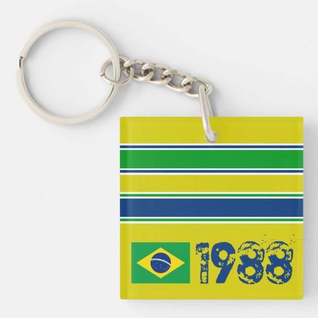 PORTE-CLEFS PLUIE DE RACING EN 1988 (Devant)