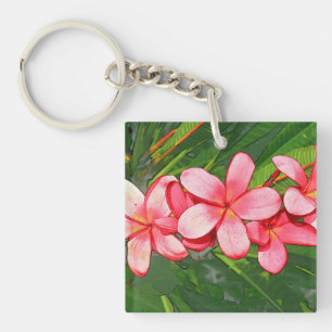 Porte-clefs Plumerias