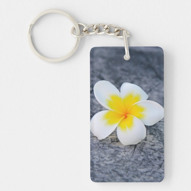 Porte-clefs plumérie (Devant)