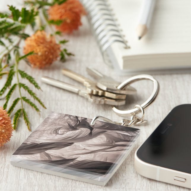 Porte-clefs Plumes (Devant Droit)