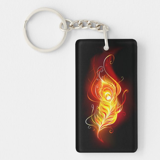 Porte-clefs Plumes de paquetage de feu (Devant)