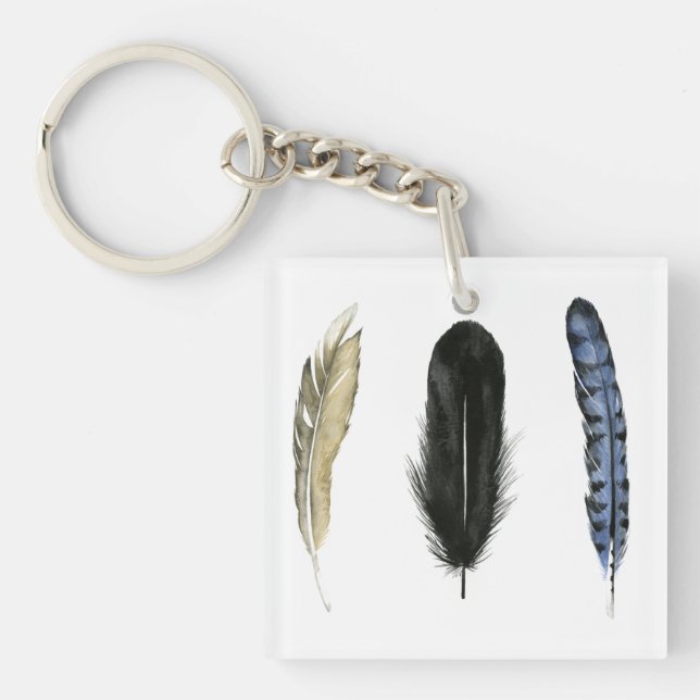 Porte-clefs Plumes douces I (Devant)