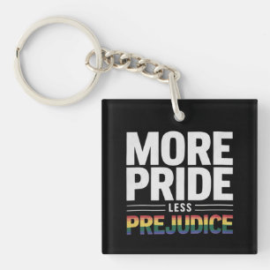 Porte-clefs Plus Fierté Moins Préjugés Lgbt Mois Gay pride