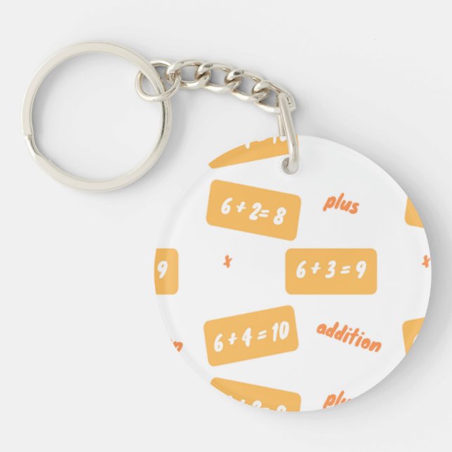 Porte-clefs Plus six learning (Devant)