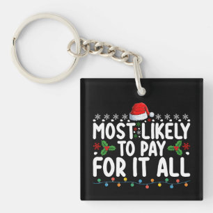 Porte-clefs Plus Susceptible De Payer Tout Noël En Famille
