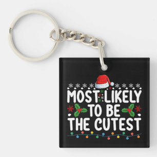Porte-clefs Plus susceptible d'être la famille la plus mignonn