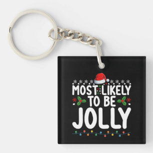 Porte-clefs Plus susceptible d'être une joyeuse fête de Noël e