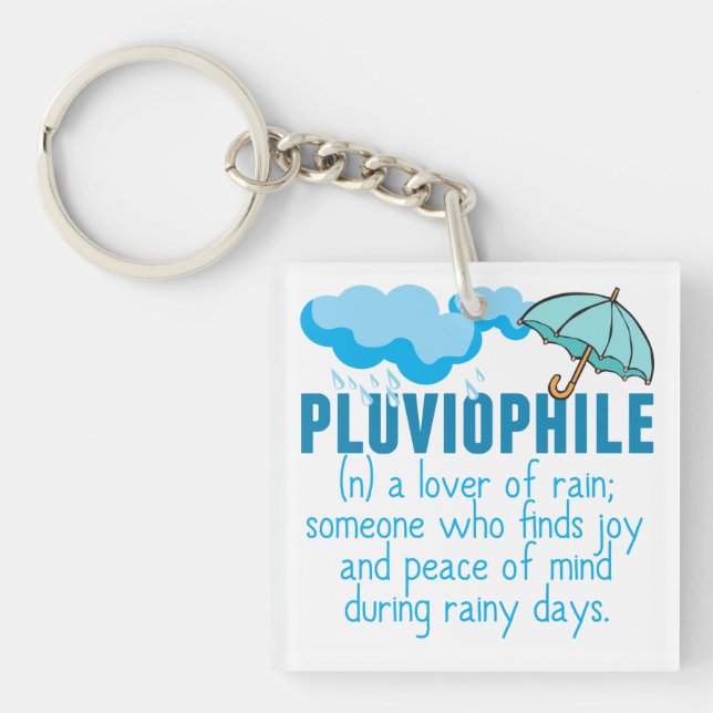 Porte-clefs Pluviophile (Devant)