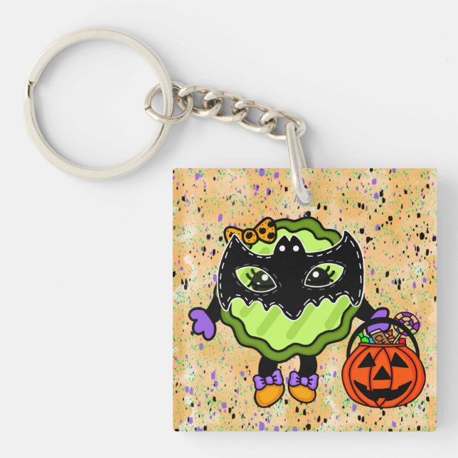 Porte-clefs Poche | Drôle Halloween Pickle (Devant)