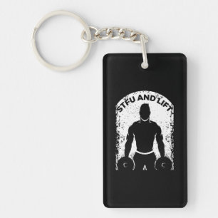 Porte-clefs Poids amusant pour un Bodybuilder