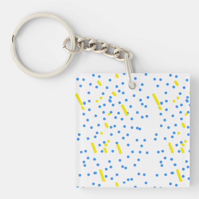 Porte-clefs Points bleus (Devant)