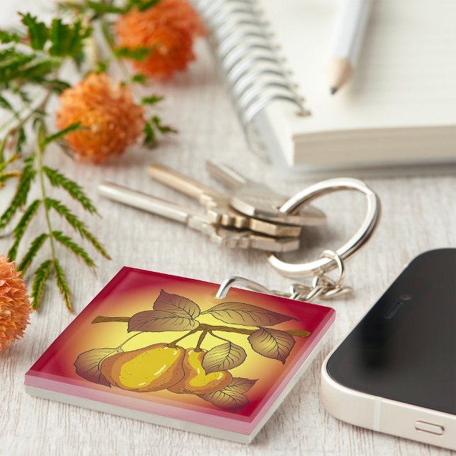 Porte-clefs Poires Sur Un Arbre (Créateur téléchargé)