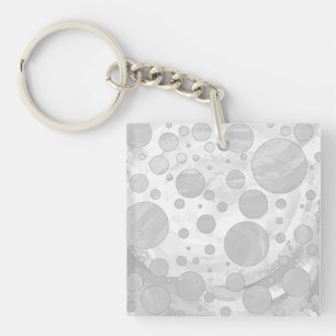 Porte-clefs Pois Rainy Sky Grey