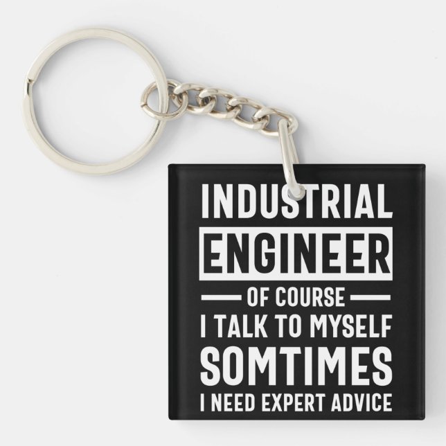 Porte-clefs Poison de Funny Industrial Engineer (Devant)