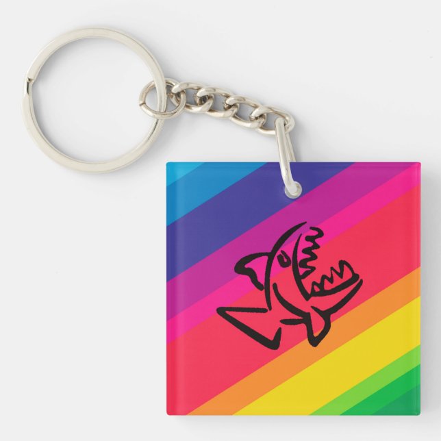 Porte-clefs Poisson arc-en-ciel (Devant)