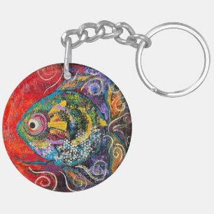 Porte-clefs poisson Porte - clé acrylique