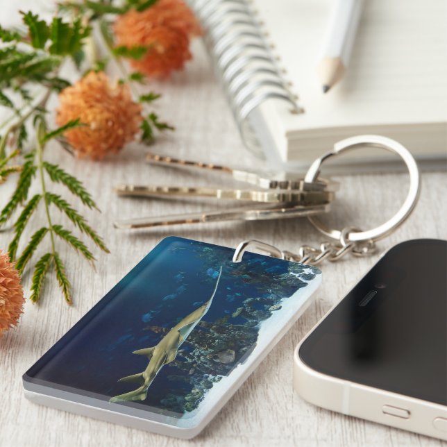 Porte-clefs Poisson-scie (Devant droit)