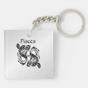 Porte-clefs Poisson Symbole et signe Zodiac Poisson