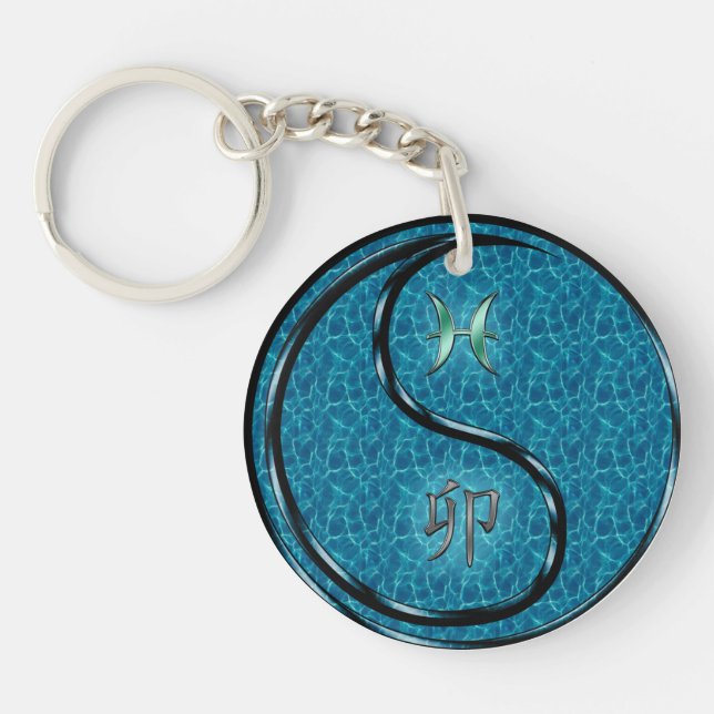 Porte-clefs Poissons et Eau Rabbit (Devant)