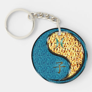 Porte-clefs Poissons et rat d'incendie