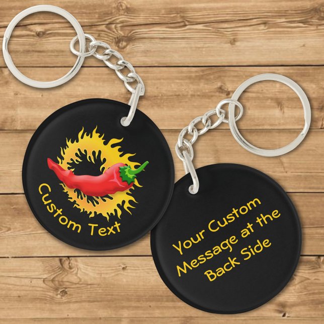 Porte-clefs Poivre avec Porte - clé flamme (Créateur téléchargé)