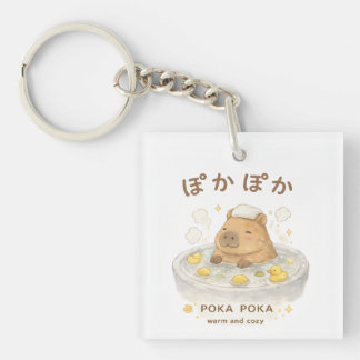 Porte-clefs "POKA POKA" Capybara-Chaud & Cosy